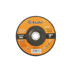 ASAKI - Disco Lija Flap 7″ (180mm) grano 80