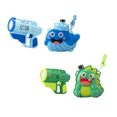 GENERICO - Set Pistola burbujas con Mochila portátil - DinoBallena