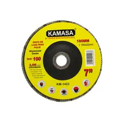 KAMASA - Disco Lija Flap 7″ (180mm) grano 100