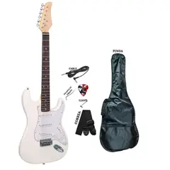 SOUND STAR - GUITARRA ELECTRICA MODELO STRATOCASTER BLANCO