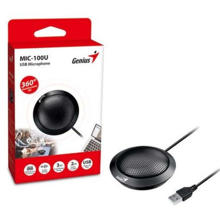Micrófono Mic-100u Usb Omnidireccional Para Conferencia
