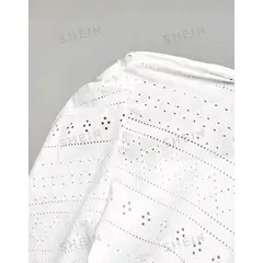 GENERICO - SHEIN Blusa De Tubo Con Dobladillo De Volante Sólido