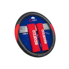 SPARCO - Set Cubre Volante Funda + Timon cubre Cinturon