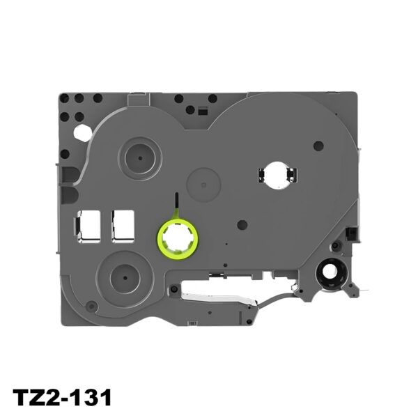 CINTA BROTHER COMPATIBLE Tz2-131 12MM LETRA NEGRO SOBRE TRANSPARENTE