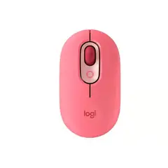 LOGITECH - Mouse pop inalambrico Bluetooth USB boton emojis - Rosa