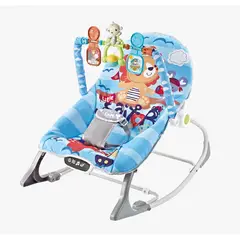 BABY CAM - Silla mecedora bouncer táctil 20kg azul