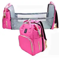 GENERICO - MOCHILA PAÑALERA CONVERTIBLE 3 EN 1