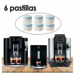 SIGNATURE PERU - Pastillas de Limpieza de 2 Fases para Cafeteras JURA x6