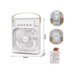 GENERICO - Ventilador Humidificador Portátil Blanco