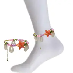 GENERICO - Tobillera Moana Collar Importado - Vestido Moana Disfraz