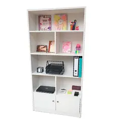 NACION MUEBLES - LIBRERO ELVA COLOR BLANCO