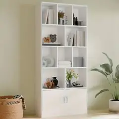 NACION MUEBLES - LIBRERO DAVID COLOR BLANCO