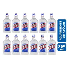 GENERICO - Aguardiente Antioqueño Sin Azucar 750ml - 12 UND