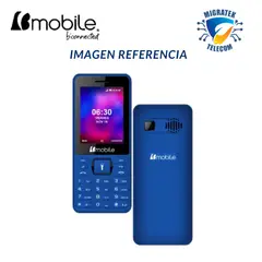 BMOBILE - Teléfono Movil T102 2G Dual SIM Radio FM - Color AZUL