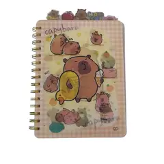 GENERICO - Cuaderno anillado Holografico con Sepadores Capibara