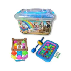 GENERICO - Set Caja de Arena Mágica Rainbow Sand - 1KG
