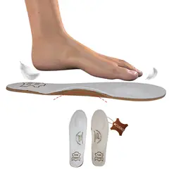 GENERICO - Plantilla ortopédica de cuero badana antitranspirante adulto