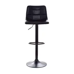 OFIDEAS - Banco de Bar Regulable en Altura Color Negro Jack