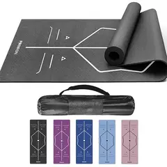 PROIRON - Mat de Yoga Asana de 4MM Negro
