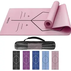 PROIRON - Mat de Yoga Asana de 4MM Rosado