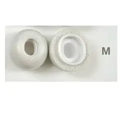 GENERICO - Almohadillas de espuma compatible con AirPods Pro 1 - 2 (Talla M) gris