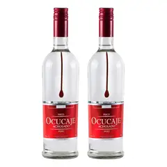 OCUCAJE - Pack X2 Pisco Gota Acholado X 700 Ml