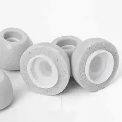 GENERICO - Almohadillas de espuma compatible con AirPods Pro 1 - 2 (Talla L) gris