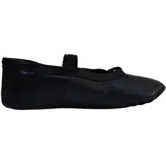 NACIONAL - Zapatillas De Ballet Media Punta Cuerina - Negro