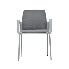 OFIDEAS - Silla De Diseño Pinko Blanca y Malla Gris