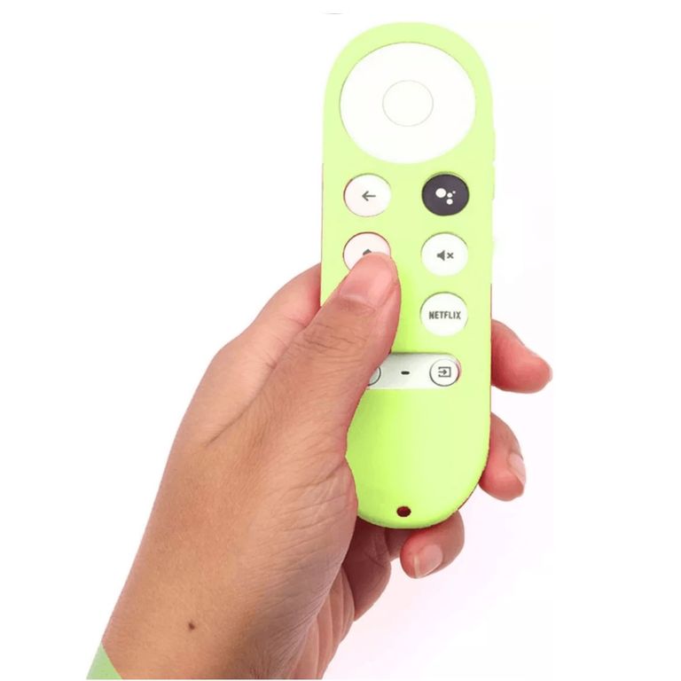 Funda Protector Silicona Control Chromecast 4 Google Tv / Verde