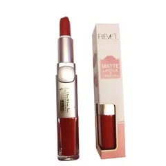 REVE'L PROFESSIONAL - LABIAL REVEL MATTE LIPSTICK & LIPGLOSS DUO TONO ROJO PASION