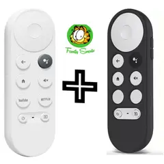 GENERICO - Control Remoto para chromecast google tv HD y 4K Funda Negra