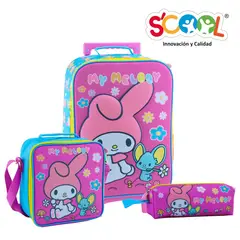 SCOOL - Set Kombat Maleta Escolar My Melody Oficio