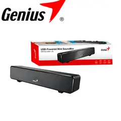 GENIUS - PARLANTE SOUND BAR 100 MINI 6W 3.5MM USB POWER BLACK