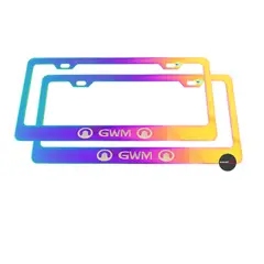 JEEP - Portaplaca Tornazol Elegante Auto Camioneta Gwm 2pcs