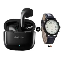 LENOVO - Audífonos Bluetooth LP40 PRO + Reloj analógico de regalo