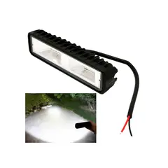 GENERICO - Neblinero Barra Led Espejo 36w 6D color blanco