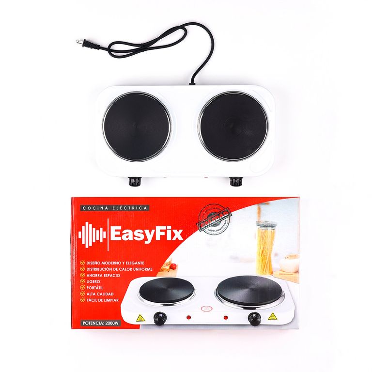 Cocina Eléctrica Blanca