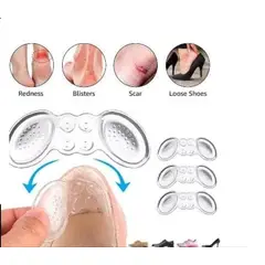 GENERICO - 3 pares protector de talones transparente