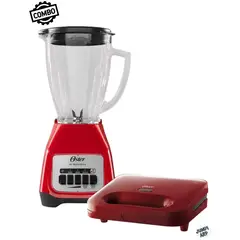 OSTER - Combo Licuadora Blstkag Rpb + Sanguchera Ckstsm2885r
