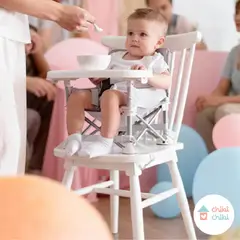 CHIBI CHIBI - Silla de comer portátil - gris