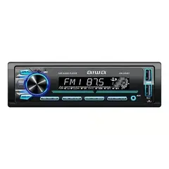 AIWA - Autoradio Bluetooth USB AUX 7 Colores Panel desmontable AW-3240BT