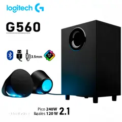 LOGITECH - PARLANTE G560 2.1 RGB 120W USB