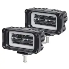 GENERICO - Par Faro neblinero Led 8D 80w Direccional