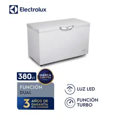 ELECTROLUX - Congelador Horizontal 380 Litros EFCC38C2HQW Dual Blanco