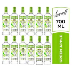 SMIRNOFF - VODKA GREEN APPLE 700ML - 12 UND