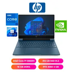 HP - LAPTOP VICTUS 15.6", INTEL CORE i7-12650H, 16GB RAM, 512GB SSD, NVIDIA RTX 3050 4GB