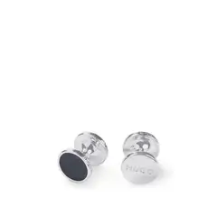 HUGO BOSS - Hugo - Gemelos redondos con núcleo de esmalte