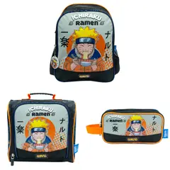 CHILDRENS CLUB - Set de Mochila escolar x3 piezas - Naruto