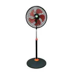 BOSSKO - VENTILADOR 16" PEDESTAL DE 5 ASPAS BK-8314VC NARANJA